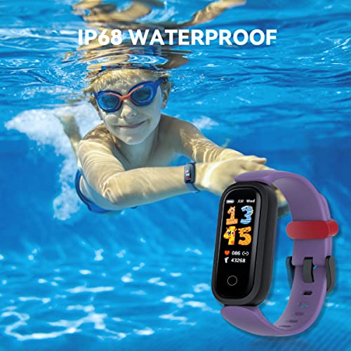 JEEZEE Kids Fitness Tracker[Health Monitor][Smart Reminder],Kids Fitness Watc...