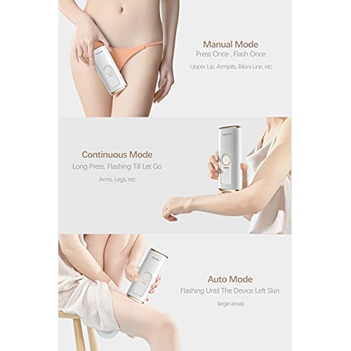 Permanent Hair Removal for Women, Jeezfee Hair Removal Device, At-Home Painle...
