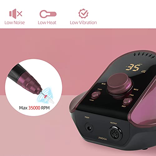 Jefferbell Professional Nail Drill Machine Manicure Pedicure Kit Electric Nai...
