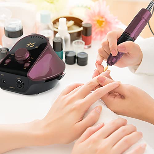 Jefferbell Professional Nail Drill Machine Manicure Pedicure Kit Electric Nai...