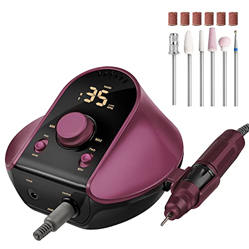 Jefferbell Professional Nail Drill Machine Manicure Pedicure Kit Electric Nai...