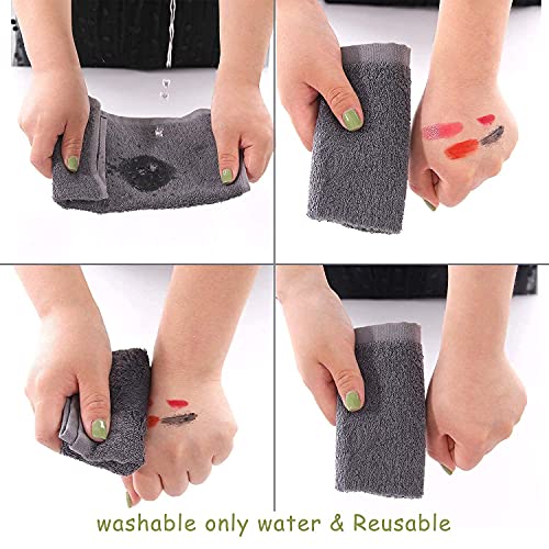 Bamboo Washcloth, Makeup Remover Facial Cleansing Cloths, Super Soft and Gent...