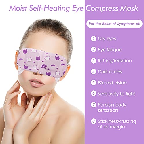 Steam Eye Mask, 16 Packs Eye Mask for Dark Circles and Puffiness Dry Eyes Sel...