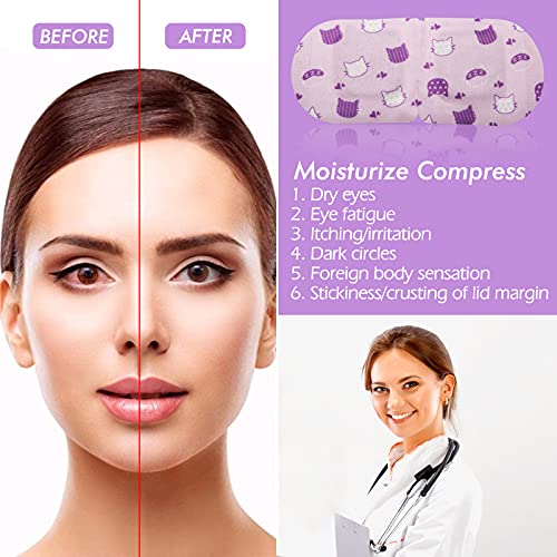 Steam Eye Mask, 16 Packs Eye Mask for Dark Circles and Puffiness Dry Eyes Sel...