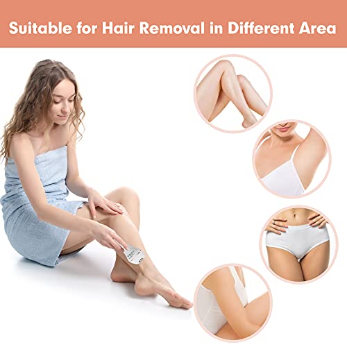 Epilator for Women, 2 in 1 Epilators Hair Removal for Women with Epilator Hea...