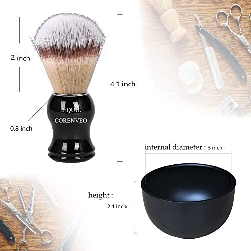 Deluxe Shaving Kit for Men, 3 in 1 Shaving Set Includes Shaving Brush, Shavin...