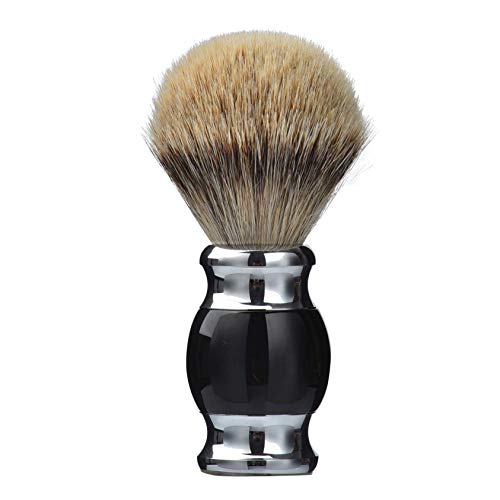 Je&Co 100% Silvertip Badger Hair Shaving Brush, Handmade Shaving Brush with F...