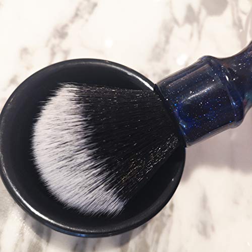 Je&Co Luxury Synthetic Shaving Brush With Aesthetic Resin Handle, 24mm Extra ...