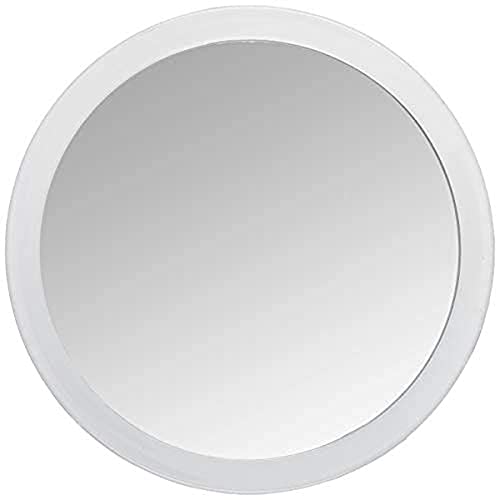 Jerdon JSC5 9-Inch Portable Suction Mirror with 5x Magnification and Vinyl Tr...