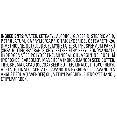 Jergens Lavender Body Butter Body and Hand Lotion, Moisturizer for Women, 7 F...