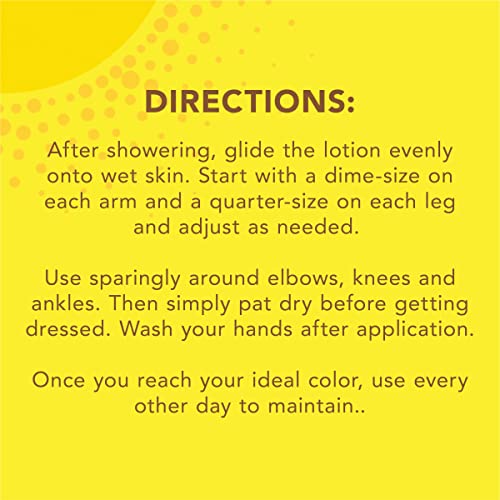 Jergens Natural Glow +FIRMING In-shower Self Tanner Lotion, Sunless Tanning f...