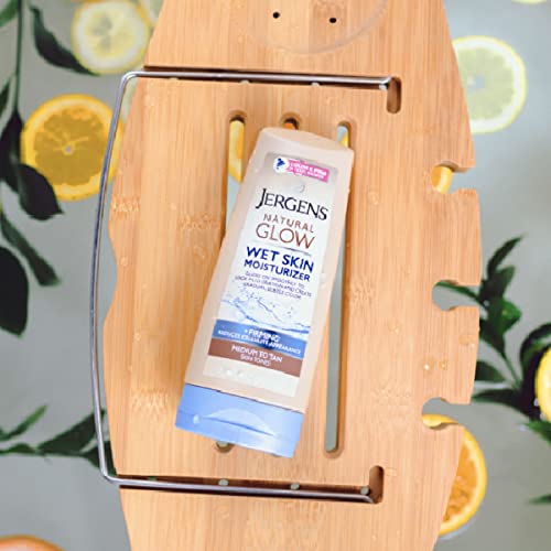 Jergens Natural Glow +FIRMING In-shower Self Tanner Lotion, Sunless Tanning f...