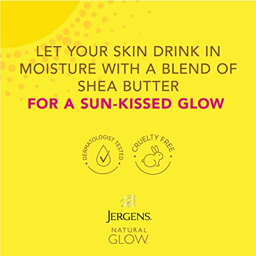 Jergens Natural Glow In-shower Lotion, Self Tanner for Fair to Medium Skin To...