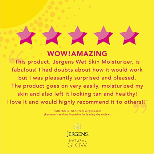 Jergens Natural Glow In-shower Lotion, Self Tanner for Fair to Medium Skin To...