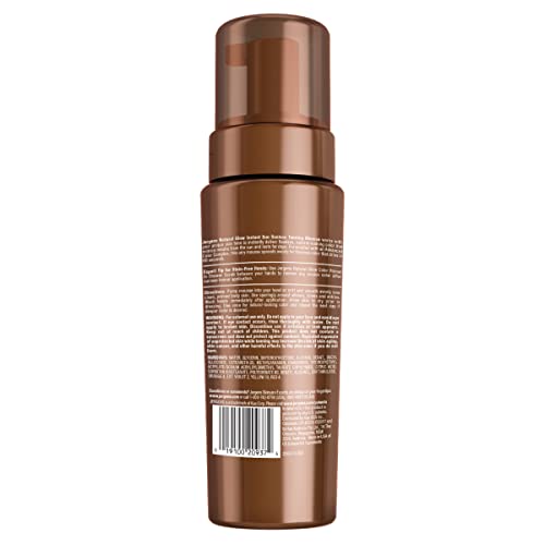 Jergens Natural Glow Instant Sun Body Mousse, Self Tanner for Light Bronze Ta...