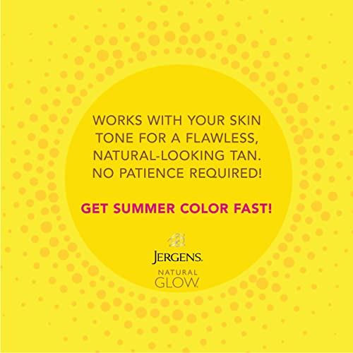 Jergens Natural Glow Instant Sun Body Mousse, Self Tanner for Light Bronze Ta...