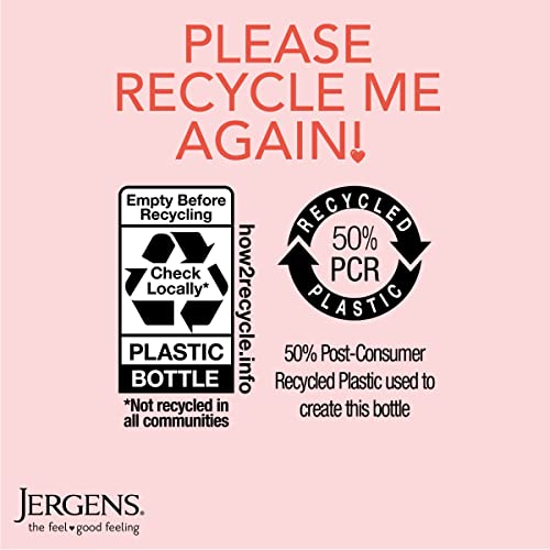 Jergens Softening Cherry Almond Body Wash, Daily Moisturizing Skin Cleanser, ...