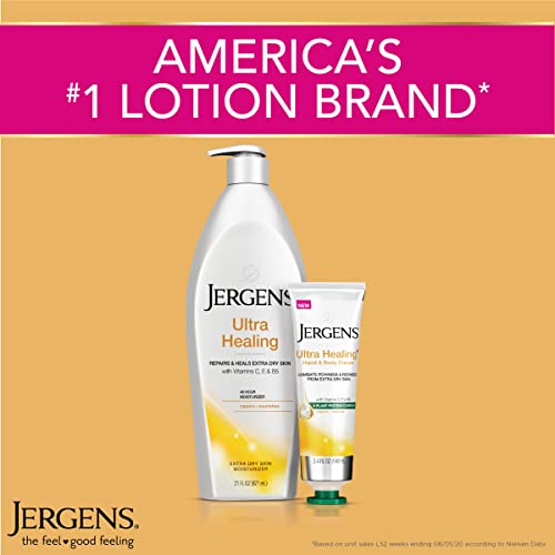 Jergens Ultra Healing Dry Skin Moisturizer, Body and Hand Lotion for Dry Skin...