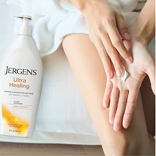 Jergens Ultra Healing Dry Skin Moisturizer, Body and Hand Lotion for Dry Skin...