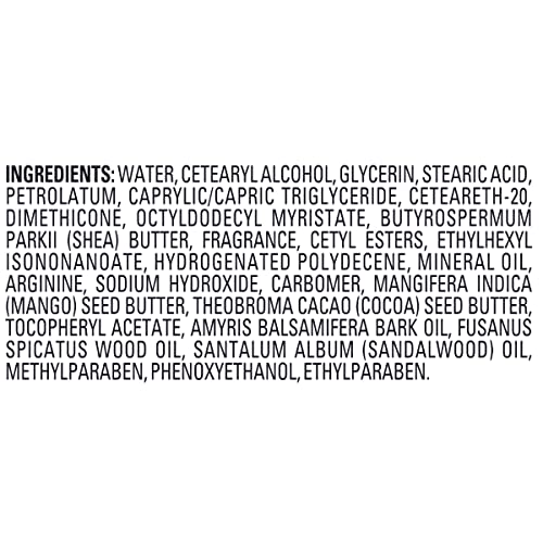 Jergens Vanilla Sandalwood Body Butter, Infused with Vanilla and Sandalwood E...