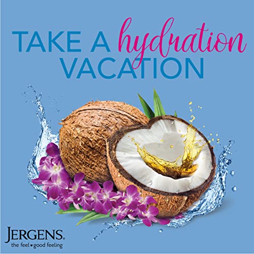 Jergens Wet Skin Body Lotion with Coconut Oil, In Shower Lotion for Dry Skin,...