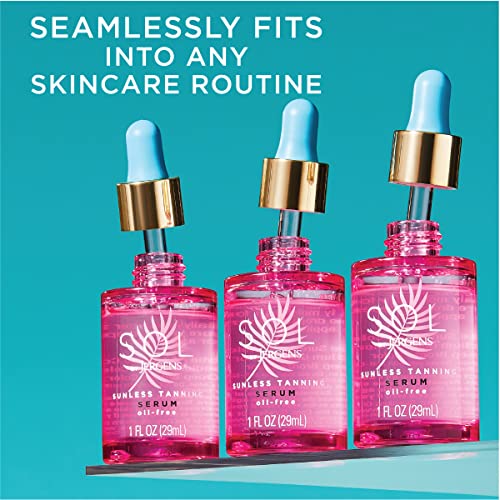 SOL by Jergens Deeper by the Drop Self Tanning Drops for Face and Body, Trave...