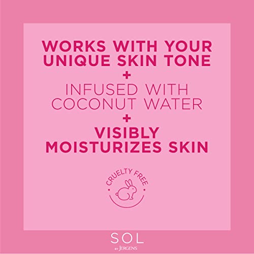 SOL by Jergens Self Tanner Body Bronzer, For All Unique Skin Tones, Sunless T...