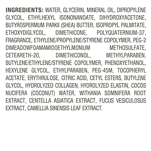 SOL by Jergens Self Tanner Body Bronzer, For All Unique Skin Tones, Sunless T...