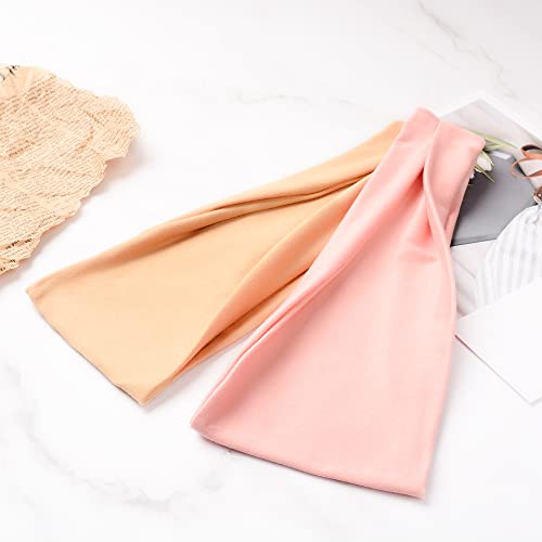 12 Pack Women's Headbands Elastic Hair Bands Workout Running Turban Headwrap ...