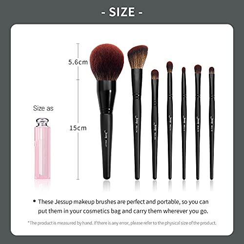 Jessup Makeup Brushes Set Premium Synthetic Powder Foundation Highlight Conce...