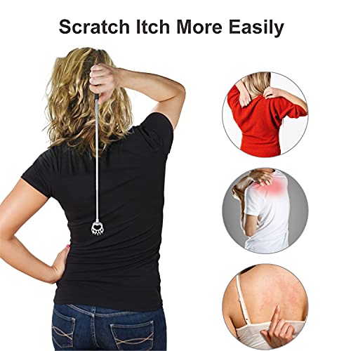 Back Scratcher for Men Women, Portable Metal Bear Claw Scratcher Telescoping ...