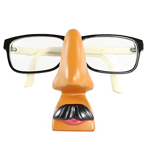 JewelryNanny Men are from Mars Funny Eyeglass Holder Nose, Brown