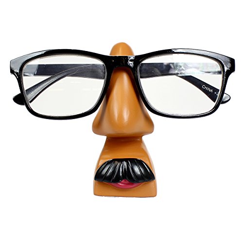 JewelryNanny Men are from Mars Funny Eyeglass Holder Nose, Brown