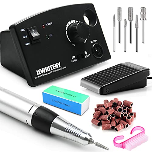 JEWHITENY Professional Nail Drill Machine 30000RPM Light Acrylic Electric Nai...