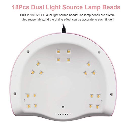 UV LED Nail Lamp 54W, Professional Nail Dryer Gel Polish Light, UV Nail Light...