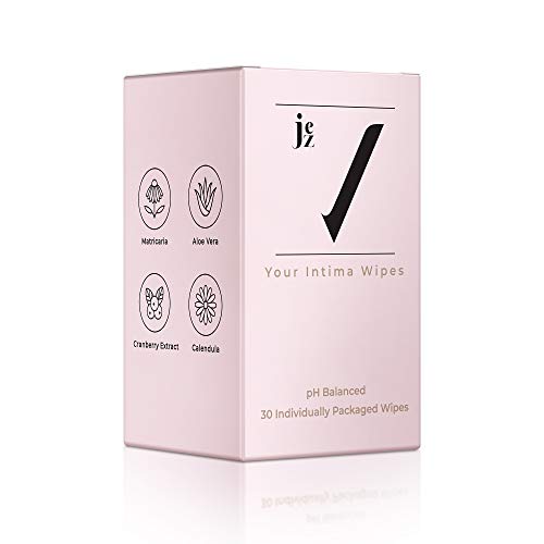 Your Intima Wipes by JEZ V | Individually Packaged Natural Feminine Wipes | p...