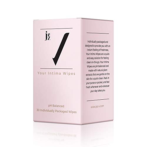Your Intima Wipes by JEZ V | Individually Packaged Natural Feminine Wipes | p...