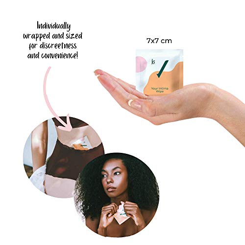 Your Intima Wipes by JEZ V | Individually Packaged Natural Feminine Wipes | p...