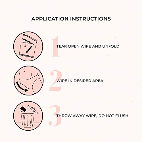 Your Intima Wipes by JEZ V | Individually Packaged Natural Feminine Wipes | p...