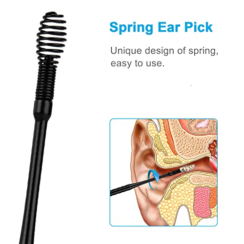 JIANYI Ear Pick, Ear Curette Cleaner, Ear Wax Removal Tool Kit with Storage B...