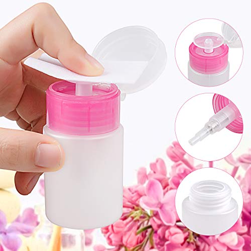 1000 Pcs Gel Nail Polish Remover, Lint Free Nail Wipes Cotton Pad with a Pump...