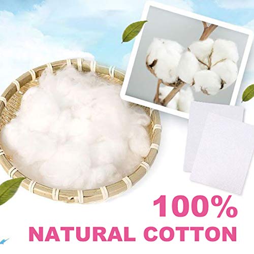 1000 Pcs Gel Nail Polish Remover, Lint Free Nail Wipes Cotton Pad with a Pump...