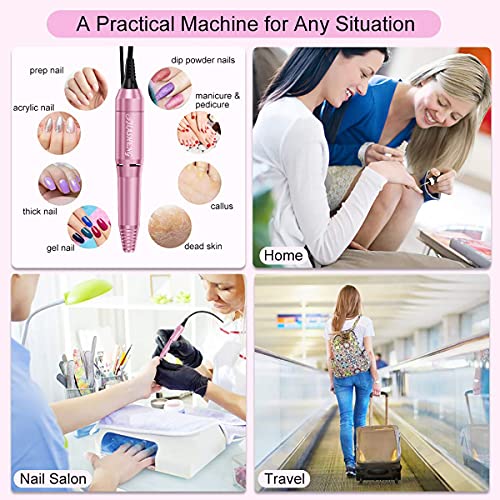 20000 Electric Nail Drill Professional Nail File Drill Acrylic Nails Kit for ...