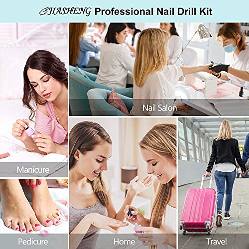 JIASHENG Professional Nail Drill, 20000rpm Electric Nail Drill Machine, Elect...