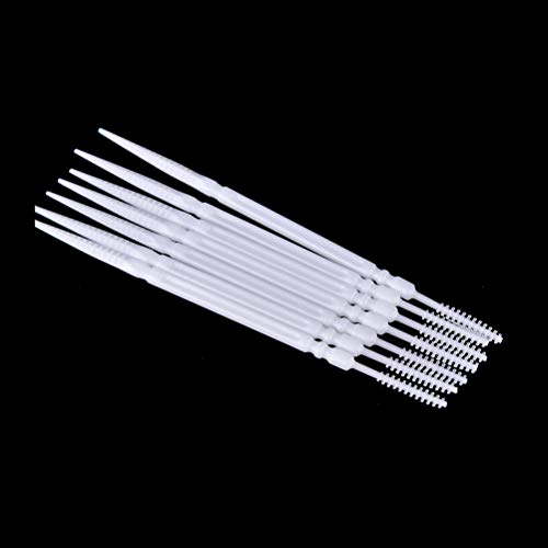 JiaUfmi 1100Pcs Dental Picks Plastic Toothpick Oral Hygiene 2 Way Interdental...