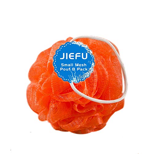 Bath Sponges, Small Size Colorful Shower Sponges Exfoliating Mesh Pouf Bath B...
