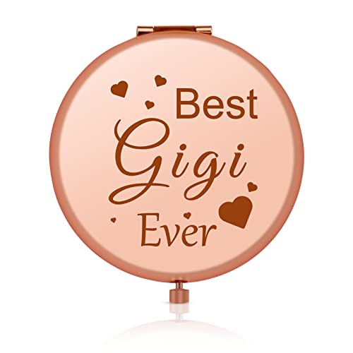 Grandma Gifts from Granddaughter Grandson Best Gigi Ever Gifts Rose Gold Comp...