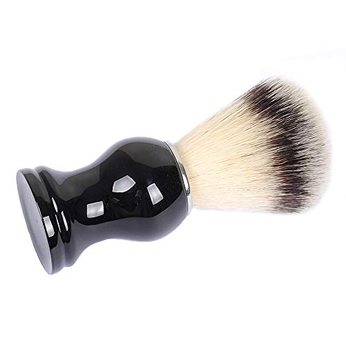 Shaving Brushes, JR 0.79inch Synthetic Nylon Brush Hair Knot with Pure Black ...