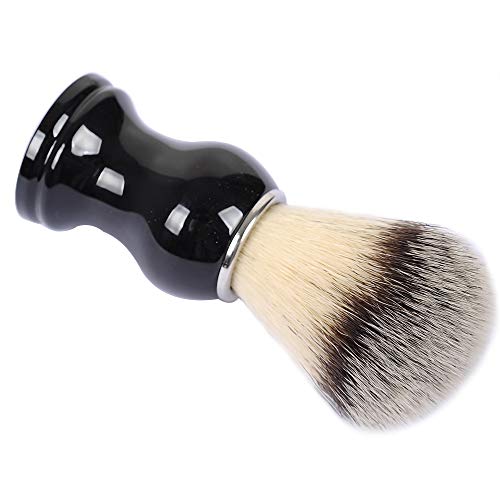 Shaving Brushes, JR 0.79inch Synthetic Nylon Brush Hair Knot with Pure Black ...