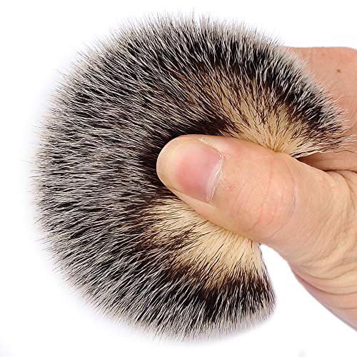 Shaving Brushes, JR 0.79inch Synthetic Nylon Brush Hair Knot with Pure Black ...